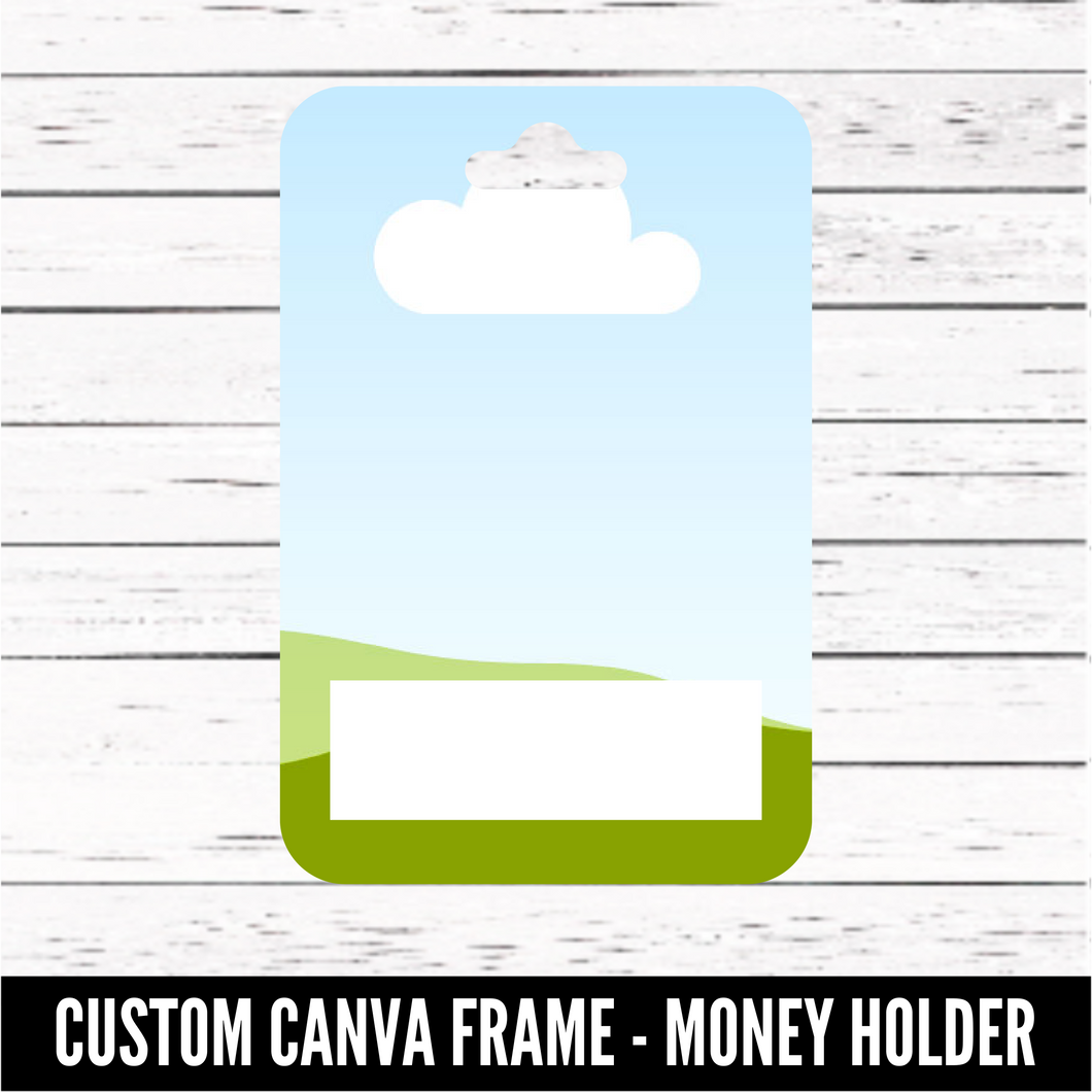 Canva Frame - Money Holder - PDF download - Digital Download - CelebrationWarehouse