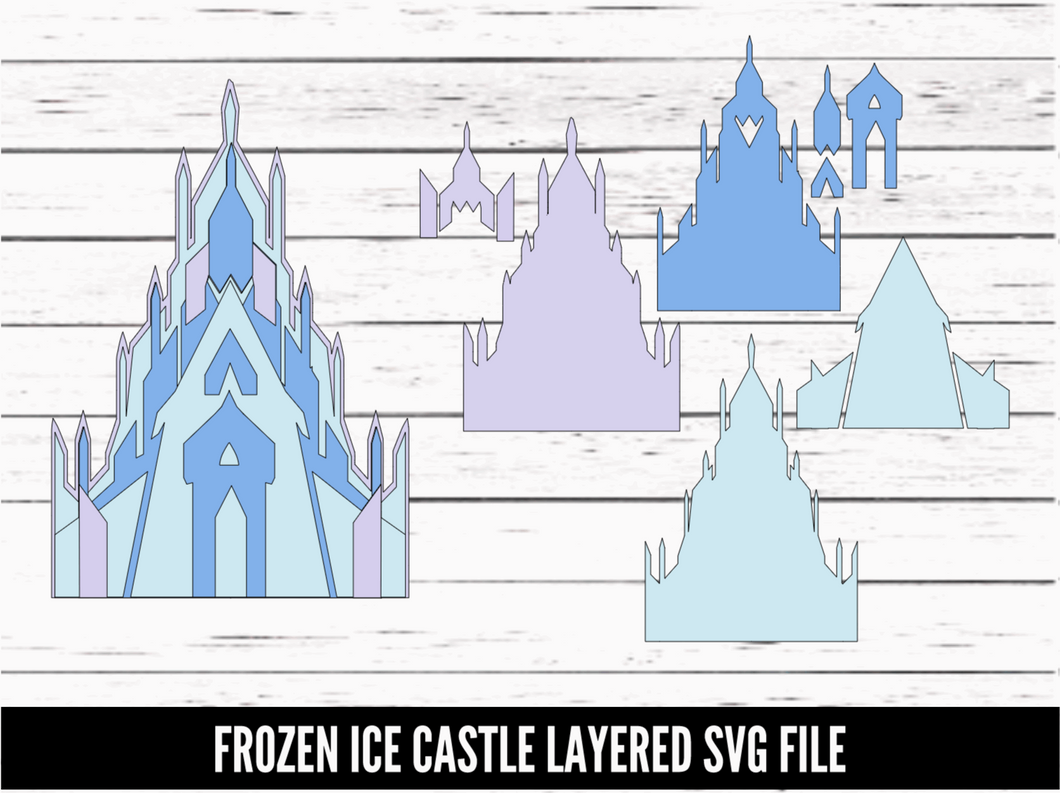 Frozen Castle - SVG download - Digital Download - CelebrationWarehouse