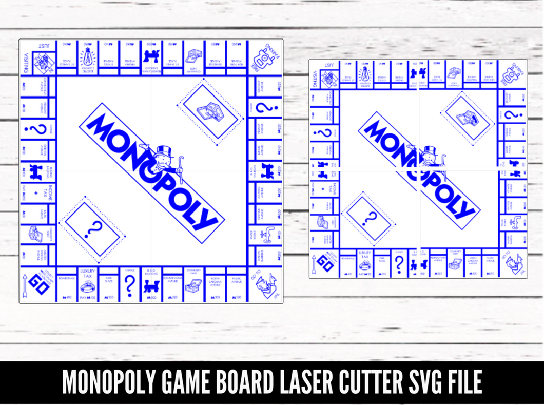 Monopoly Board SVG File - SVG download - Digital Download - CelebrationWarehouse
