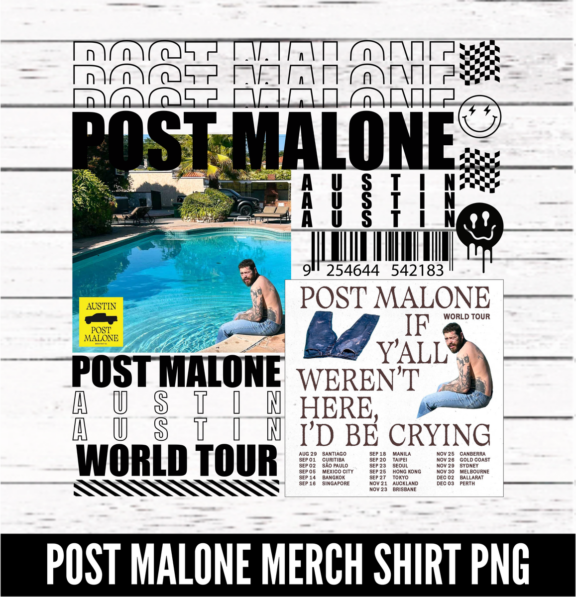 Post Malone Concert Merch Shirt - SVG download - Digital Download ...