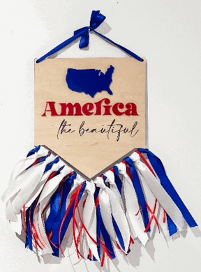 America The Beautiful Sign - SVG download - Digital Download