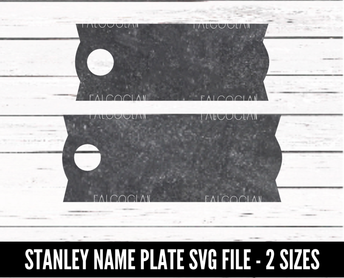 Stanely Tumbler Personalized Name Plate SVG Cut Files - Sweet Red Poppy