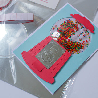 Bubble Gum Machine Card - Craft Kit