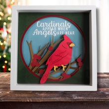 Load image into Gallery viewer, Cardinal 3D Shadow Box - SVG download - Digital Download
