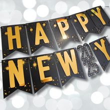 Load image into Gallery viewer, Happy New Year Banner - SVG download - Digital Download
