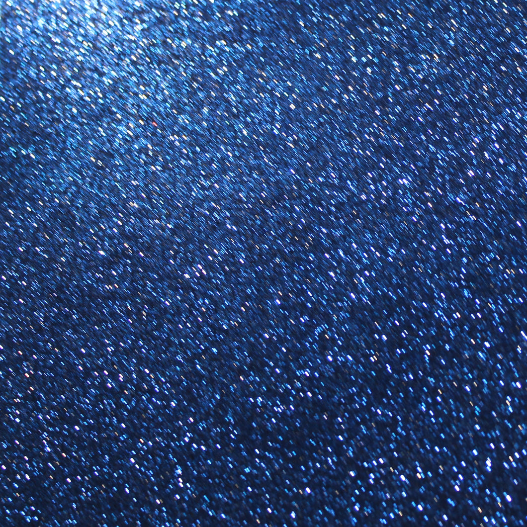 Navy Blue Glitter Cardstock | Non-Shedding Glitter Cardstock | 12
