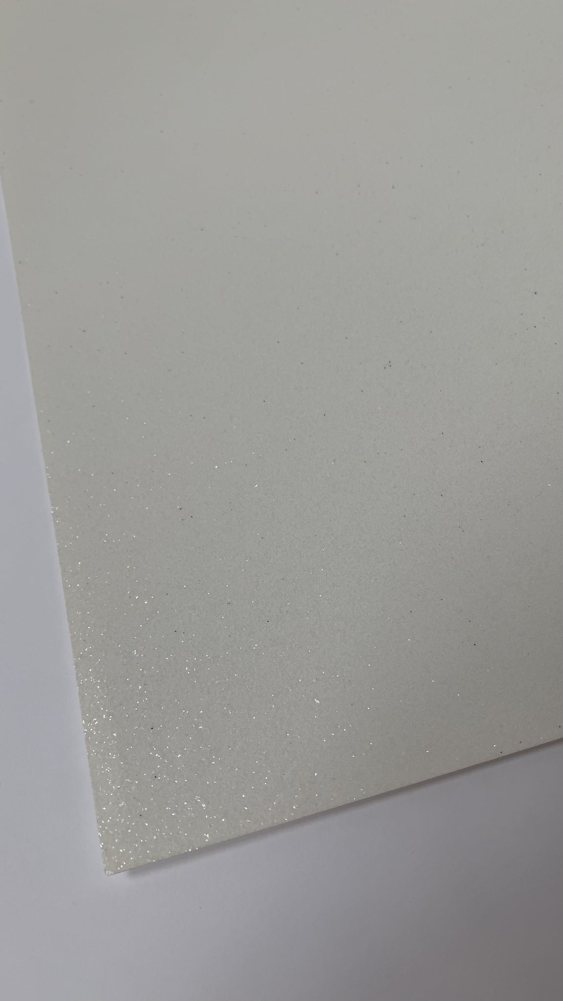 Shed-Free White Glitter Cardstock - 300 gsm - 12 x 12 -  www.HEZDesignUSA.com in 2023