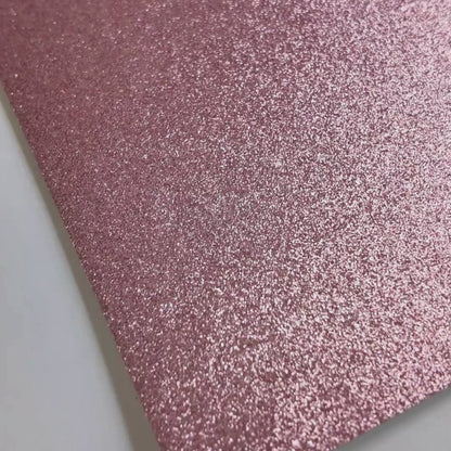 Bubble Gum Pink Glitter Cardstock | Non-Shedding Glitter Cardstock