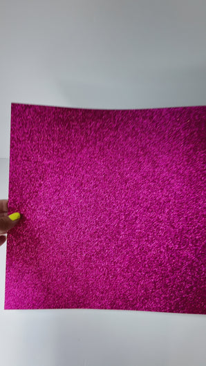 magenta pink shed free 12x12 glitter cardstock