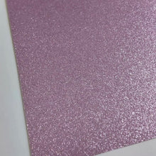 Load and play video in Gallery viewer, Lavender Light Purple Glitter Cardstock | Non-Shedding Glitter Cardstock
