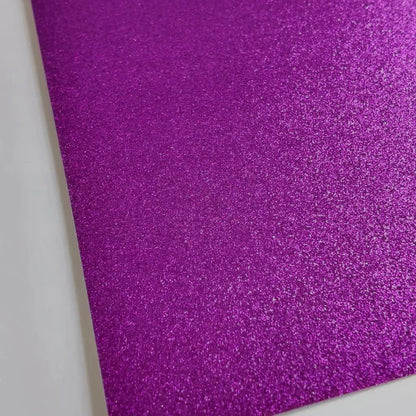 Purple Glitter Cardstock | Non-Shedding Glitter Cardstock