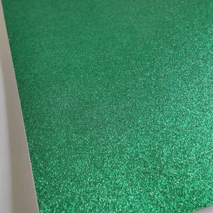 Evergreen Green Glitter Cardstock | Non-Shedding Glitter Cardstock