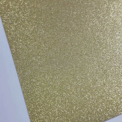 Gold Glitter Cardstock | Non-Shedding Glitter Cardstock