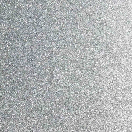 silver glitter cardstock