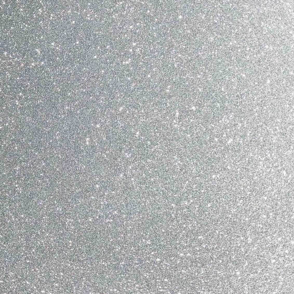 12''x12'' No-shed Glitter Cardstock - 10PK/Silver