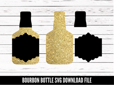 Whiskey Bottle SVG file - Digital Download - SVG cut file - CelebrationWarehouse