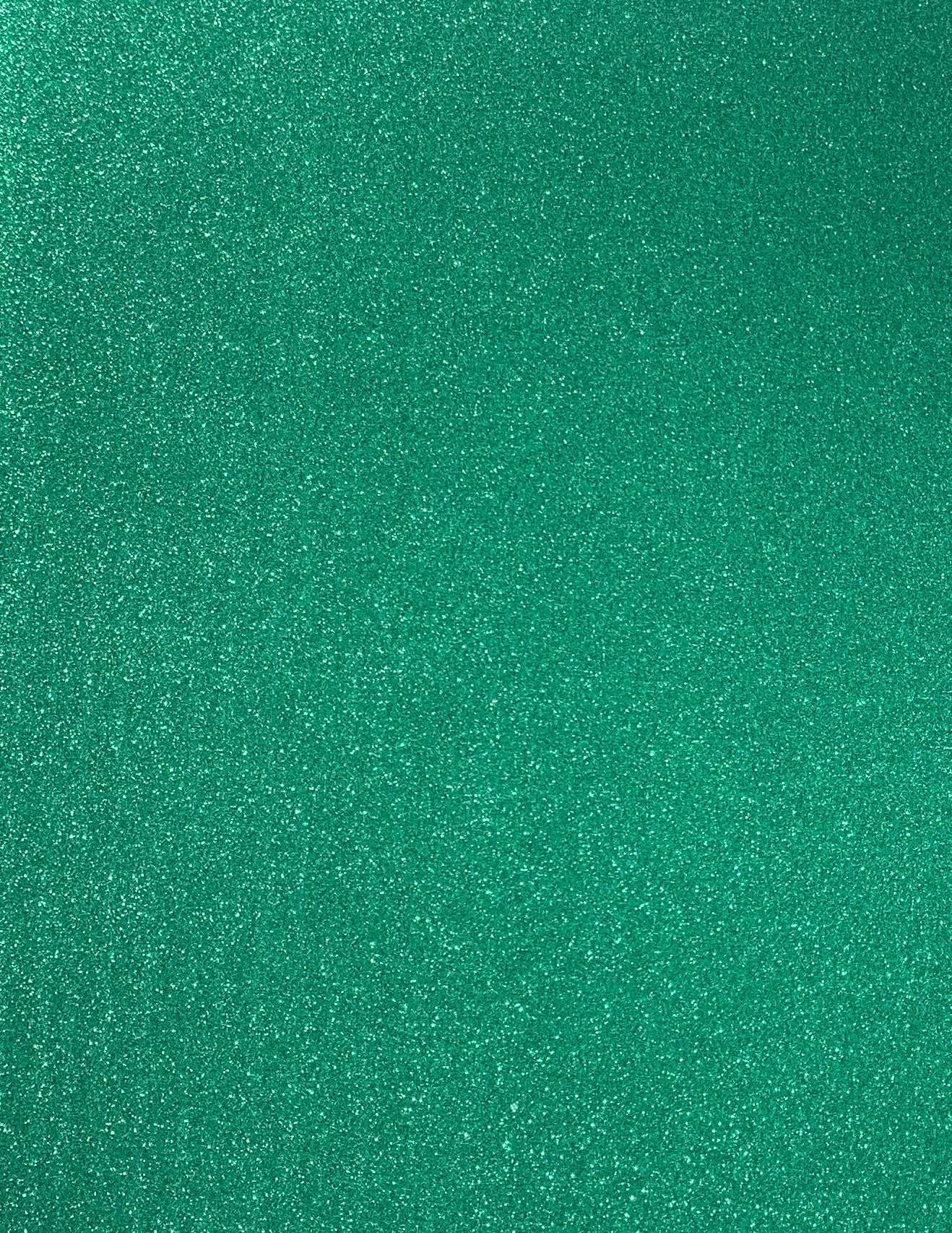 12''x12'' No-shed Glitter Cardstock - 10PK/Emerald Green