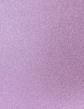 Load image into Gallery viewer, Lavender Purple Glitter Cardstock
