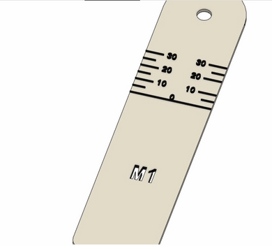 M1 Ruler for Rotary Tool - Digital Download
