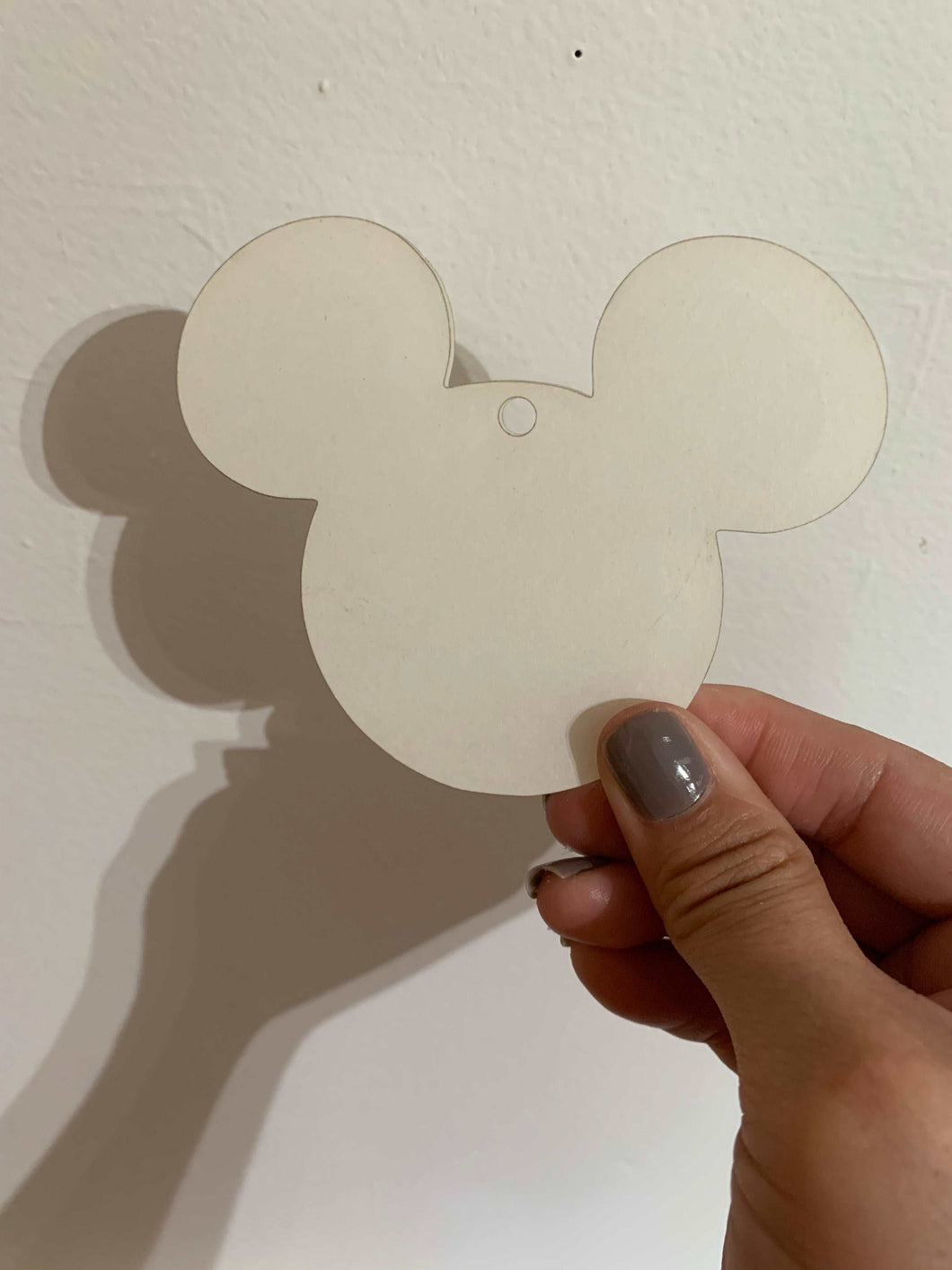 Blank Acrylic Mickey Heads - With holes