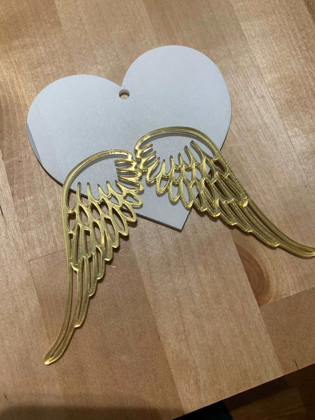 Blank - Angel Wing Memorial Ornament