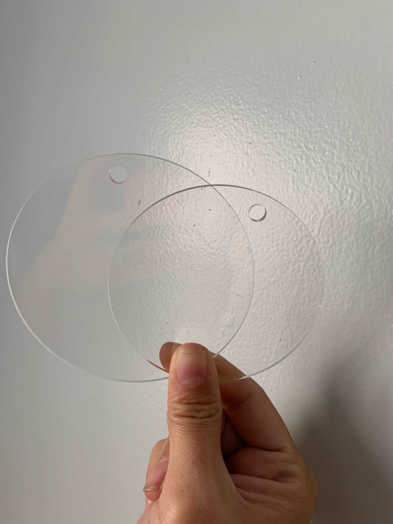 Set of Acrylic Circles with Holes - Beal Creations