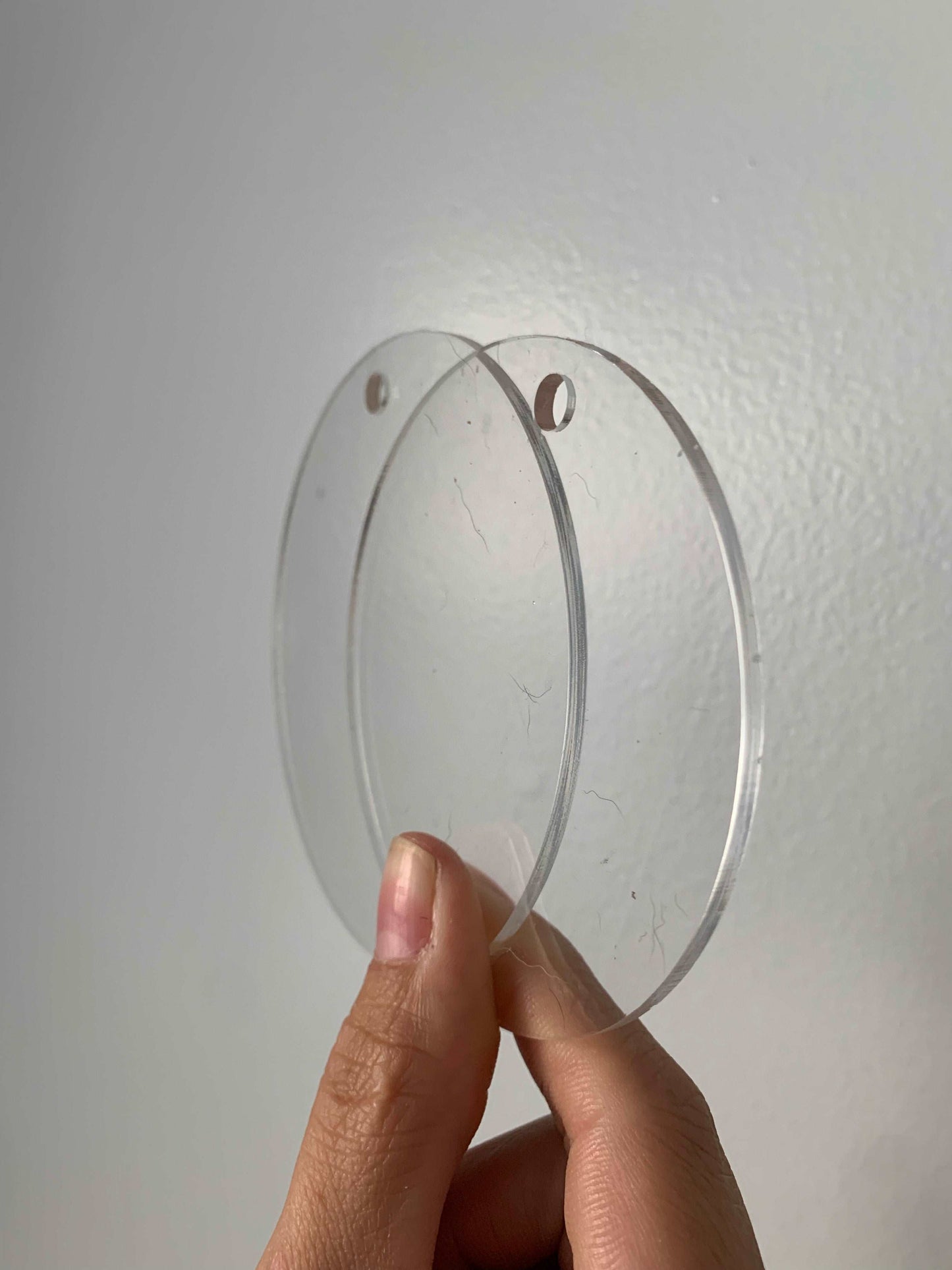 Acrylic Circle - With holes