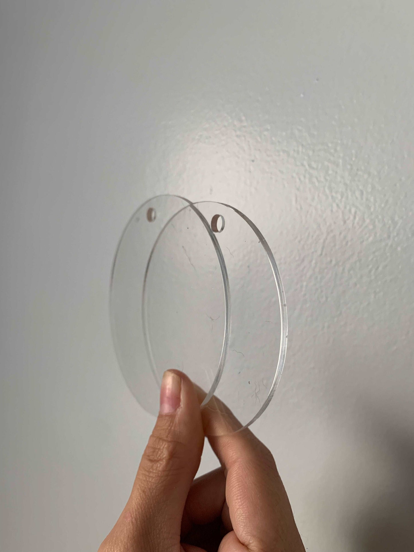 Acrylic Circle - With holes